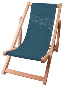 Drevené plážové lehátko Animal Star Constellations