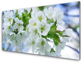 Obraz plexi Kvety strom listy príroda 140x70 cm