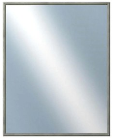 DANTIK - Zrkadlo v rámu, rozmer s rámom 80x100 cm z lišty Y-ka modrá linka (3131)