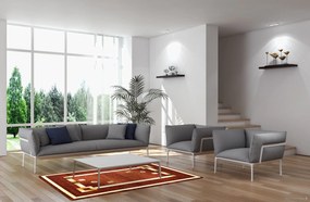 Berfin Dywany, Kusový koberec Adora 5440 V (Vizon), 160x220, oranžová, chodba / predsieň