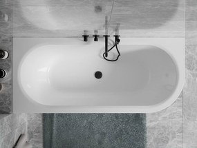 Besco Akrylátová voľne stojaca vaňa Avita A-Line BW Matt CC/NP 150x75 (160x75, 170x75), napúšťanie cez prepad BESCO-Typ výpuste: McAlpine Click-Clack…