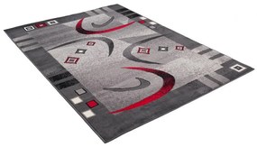 Kusový koberec PP Bumerang šedý 250X300 250x300cm