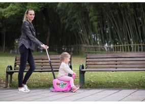 Detské odrážadlo s vodiacou tyčou Snoop 3v1 Milly Mally green