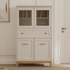 Vysoká komoda DANNA 90 cm kašmír