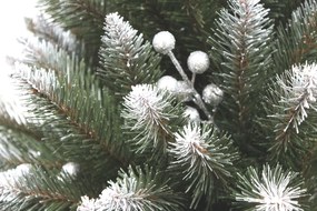 Vianočný stromček Smrek so šiškou a striebornou jarabinou 150 cm
