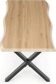 Konferenčný stolík CT-F4312 OAK divoký dub / čierny