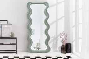 Nástenné zrkadlo Curvy 160cm šalvia zelená