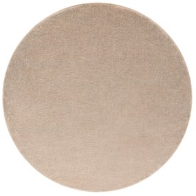 Okrúhly koberec SOFTY Jednofarebný, béžový