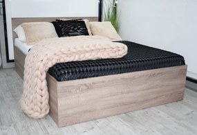 Posteľ EBONY + rošt ZADARMO, 90x200, trufla