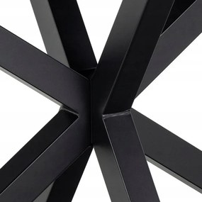 Jídelní stůl Heaven 160 cm šedý/černý