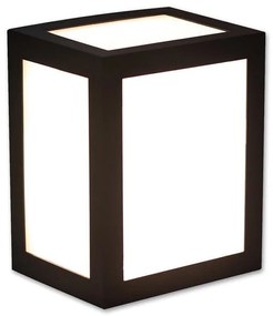 TOP LIGHT Svetlo nástenné-stropné Burgos, Biela-Čierna