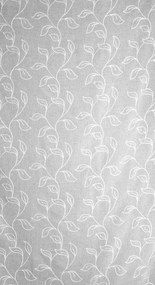 ZÁCLONA NA KRÚŽKOCH ANIRA 350X250 CM BIELA