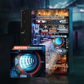 RoboTime - 3D mechanická skladačka guličkovej dráhy Mesto minulosti