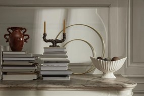 ferm Living Misa na ovocie Fountain kamenina biela 41 x 24 cm