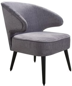 Křeslo Dragon, sivá (Vogue 14/čierné)