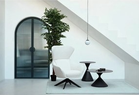 Okrúhly odkladací stolík s doskou v dekore mramoru ø 50 cm Joona – Bizzotto