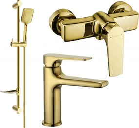 Mexen Lynx DF62 sprchová sada, zlatá - 745904DF62-50