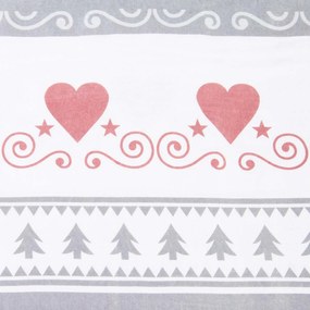 VIANOČNÉ FLANELOVÉ OBLIEČKY FLANELOVE 140X200 CM, 1KS 70X80 CM VZOROVANÉ
