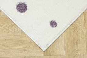 Koberec Lima 9581A krémový / fialový