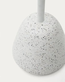 Biely terrazzo okrúhly jedálenský stôl ø 70 cm Saura – Kave Home