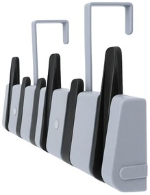 Nástenný vešiak PIANO HANGER 45,5x11 cm, sivo-čierny