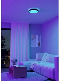 Eglo 300688 - LED RGBW stmievateľné stropné svietidlo MONTERIGGIONI-Z LED/18,5W/230V čierna+DO