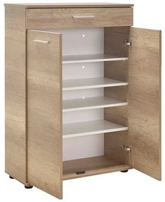 Skrinka na topánky 108x73 cm hnedá