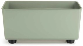 PLASTOVÝ KVETINÁČ SALVIA 28,5X17 CM ZELENÁ