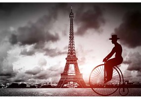 Ceduľa Paríž bicykel eiffelova veža - Paris