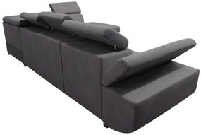 Rohová rozkladacia sedačka MAXIM MAXI L antracit