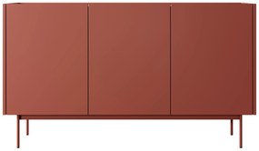 PIA Široká komoda Color - tehlová