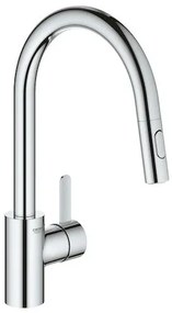 Drezová batéria GROHE Eurosmart Cosmopolitan s vyťahovacou sprškou chróm 31481001, 1 ks
