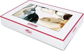 SATÉNOVÉ OBLIEČKY LUXURY SOPRON 160X200 CM, 2KS 70X80 CM LISTY