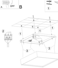 Nástenné svietidlo Helios, 1x biele keramické tienidlo