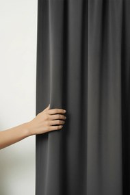 Velúrový záves SOFT VELVET grafitový 140x250 cm