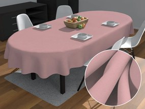 Biante Dekoračný oválny obrus Rongo RG-074 Staroružový 50x100 cm