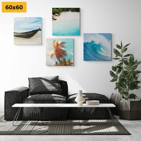 Set obrazov nádych mora Varianta: 4x 40x40