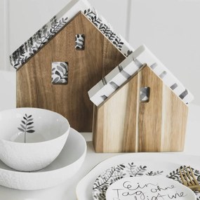 räder Drevený stojanček na servítky House Small