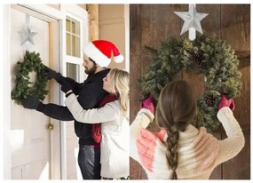 Vianočný háčik na dvere 301079 hviezda