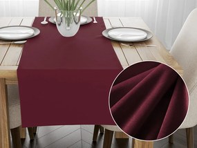 Biante Zamatový behúň na stôl Velvet Prémium SVP-010 Tmavo vínový 35x120 cm