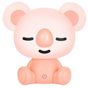 Zuma Line KDR-611-PK - LED Detská dotyková stolná lampa KOALA LED/3W/230V