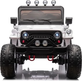 LEAN CARS JH-102 Biele auto na batérie 4x4