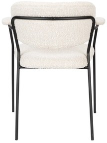 Biele jedálenské stoličky v súprave 2 ks Jolien – White Label