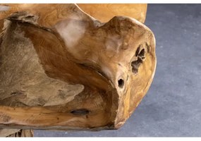 Konferenčný stôl Root 44120 Ø100cm Drevo Teak  - Komfort-nábytok
