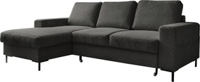 XXXLutz ROHOVÁ SEDAČKA, textil, sivá MID.YOU - Sedačky - 001454002603