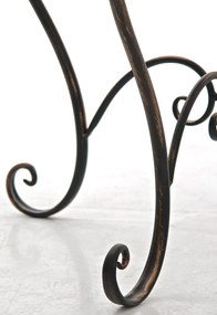 Kovový stôl Indra - Bronzová