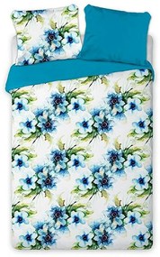 Bavlnená saténová posteľná bielizeň Aquarell 011 - 140x200 cm