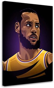 Gario Obraz na plátne LeBron James - Nikita Abakumov Rozmery: 40 x 60 cm