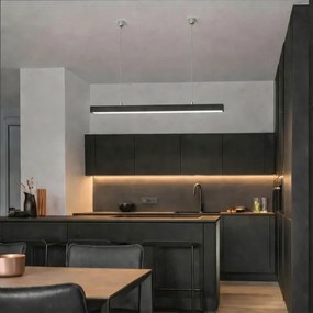 Brilagi- LED závesné svietidlo FULLDAY LED/20/30/40W/230V 2700/4000/6000K 120cm čierna