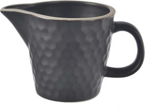 Čierna keramická kanvička na mlieko 100 ml Tea Time – Orion